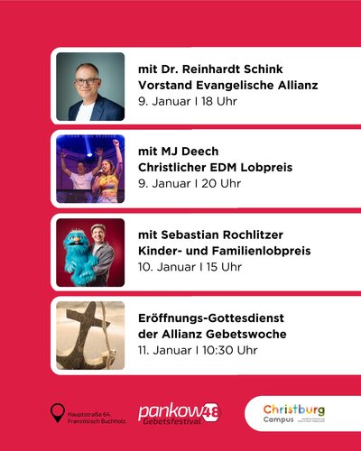  48 Stunden Gebet in Pankow
@pankow48_gebetsevent 

Wir freuen uns sehr, als Kooperationspartner mit @kirche_hoch_drei...