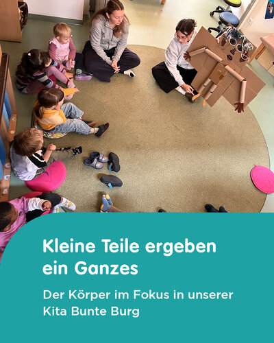 In den vergangenen Wochen haben sich die Kinder unserer Kita Bunte Burg weiter intensiv mit dem Thema Körper...