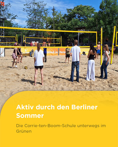  Sommer in Berlin genießen

Nicht jeder Sommertag muss am Wasser enden. Auch ein Ausflug in den Park, oder am Beachmitte...