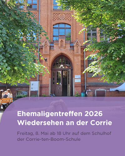 Save the Date: Ehemaligentreffen 2026 
Wir laden alle ehemaligen Schülerinnen und Schüler, ehemaligen und aktuellen...